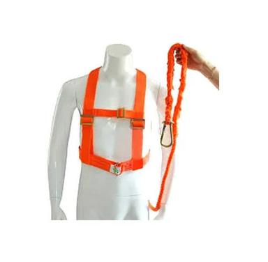 Half Body Polyester Adjustable Safety Harness Belt (Red)