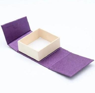 Bio-Degradable Square Plain Paper Jewelry Ring Box