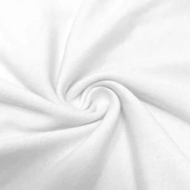 White 20 Meter Long 30 Yarn Plain Pattern Soft And Comfortable Cotton Fabric 
