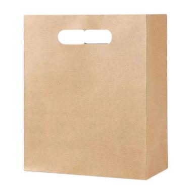 Brown 12X18 Inches Matte Finish Eco Friendly D Cut Paper Bag 