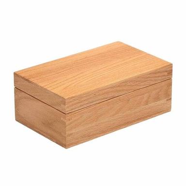 Wood 30 X 12 X 6 Inches Rectangular Matte Finished Plain Oak Wooden Box