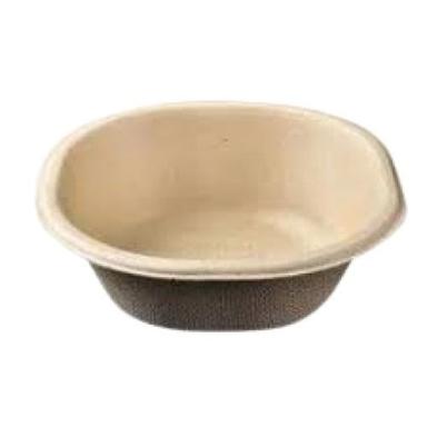 Disposable Eco Friendly And Durable Light In Wight Plain Brown Paper Bowl