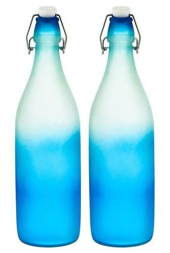 1000ml Colorful and Beautiful Glass Water Bottle