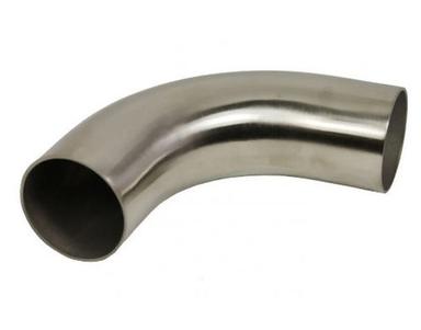 Silver Polished Surface Stainless Steel Pipe Bend For Plumbing Use
