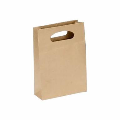 Brown 2 Kilogram Capacity Plain D Cut Paper Bag For Packaging Use