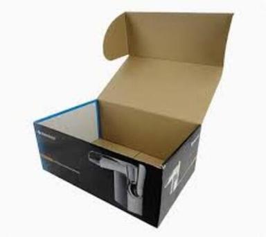 Black Rectangular Offset Printed Glossy Laminated Electronics Packaging Box
