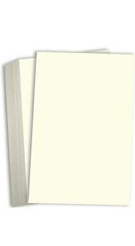 Eco Friendly Plain White Painted Paper