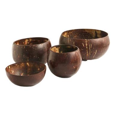 Tableware Inaithiram Csbcs Coconut Shell Bowls, Set Of 4