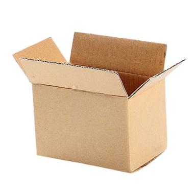 Brown Rectangular Matt Lamination 3 Ply Corrugated Box For Packaging Use