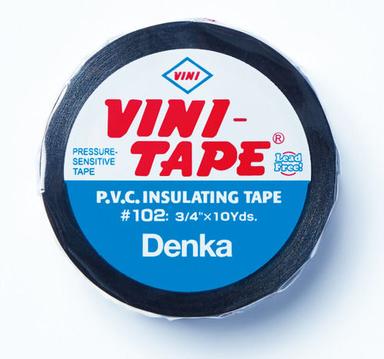 Black Vini Lead Free Pressure Sensitive Pvc Insulating Tape
