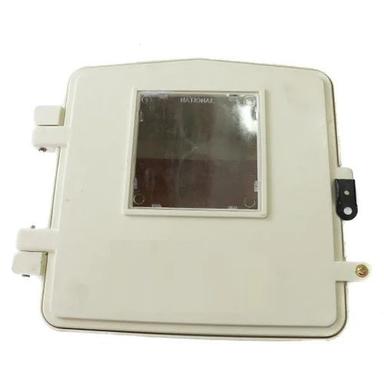 Cream Weather Proof Powder Coated Mild Steel Electric Meter Box For Home Use