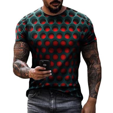 Casual Wear 3D T Shirt For Men Age Group: 18 To 45