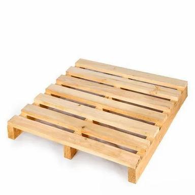 Brown Rectangular Two Way Entry Euro Wooden Pallet For Industrial Use