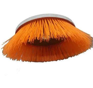 Orange 500 Mm Medium Nylon Bristle 2 Foot Road Cleaning Brush