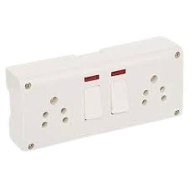 White Ip55 Protection Plastic Single Phase Electric Switch Board Application: Home