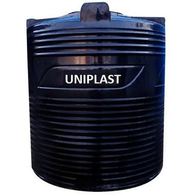 Black 1000 Liter Capacity 25 Inches Round Scratch Resistance Pvc Water Storage Tank