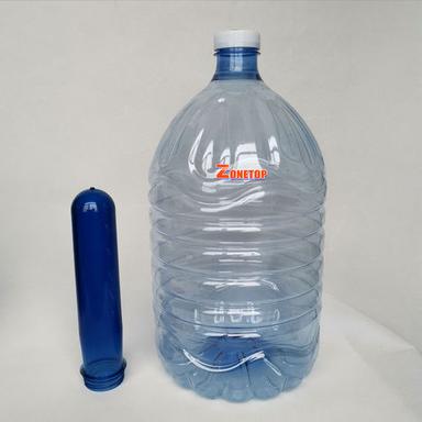  पानी के भंडारण के लिए 20 लीटर सफेद प्लास्टिक का खाली मिनरल वाटर जार 
