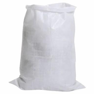 White 50 Kilograms Capacity 35X14 Inches Plain Dyed Moisture Proof Hdpe Bag