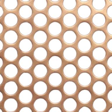 Hot Rolled Rust Proof Polished Finished Copper Perforated Sheet Application: Industrial