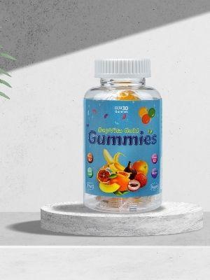 Grey Multivitamin Dietary Food Supplement Gummies For Adult