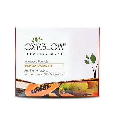 OxyGlow Herbals Papaya Facial Kit|Tanned and Pigmented skin|Clear Pores|Remove Impurities|Natural Shine|260Gram