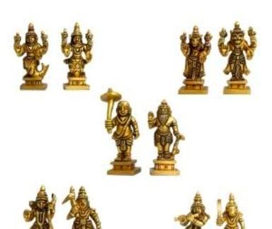 Brass Gods Sculptures For Religious