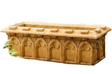 Sandstone Rectangular Planter For Garden