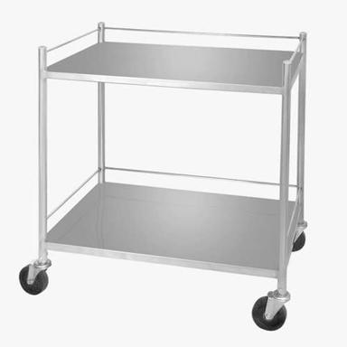 Surgical Instrument Trolley With 2 Shelves For Hospital Use