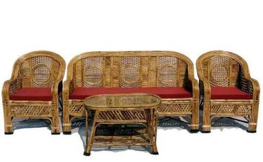 Bamboo Sofa With 4 Seat For Living Room Use Application: Industry
