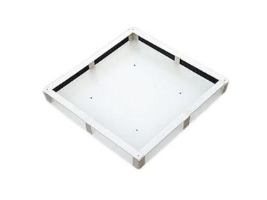 White Wall-Mounted Square Shape Plastic Electrical Junction Box