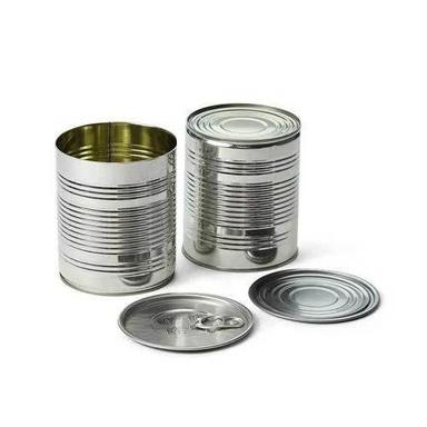 Round Shape Tin Container For Food Storage Use