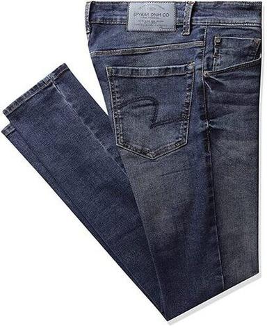 Men Slim Fit Blue Denim Jeans For Casual Wear