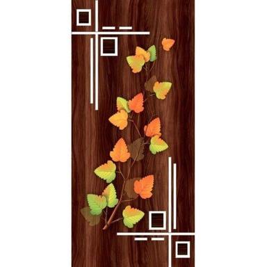 Laminated Floral Printed Wooden Door For Home