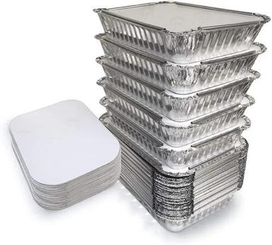 Aluminium Foil Container With Lid For Event And Parties Use