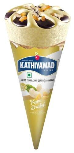 Kaju Pista Flavour Ice Cream Cone