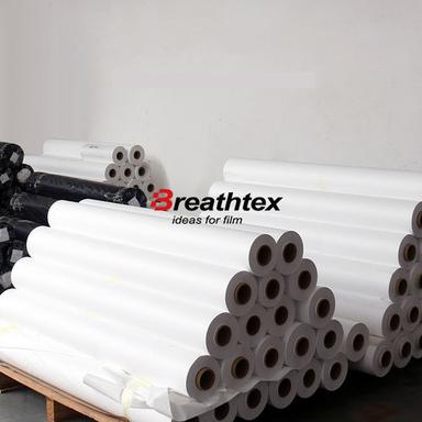 White Tpu Polyurethane Films Pu Coated Laminated Fabric Tpu Film