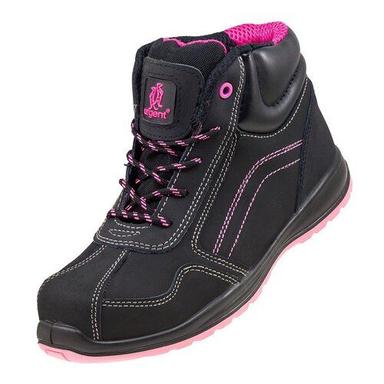 Manual Ladies High Ankle Safety Shoes For Daily Wear