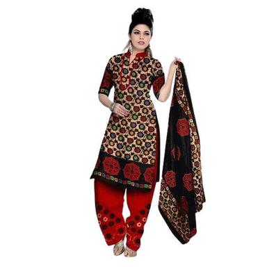 Unstitched Casual Wear Cotton Printed Suit