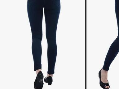 Plain Pattern Slim Fit Stretchable Ledies Pants 