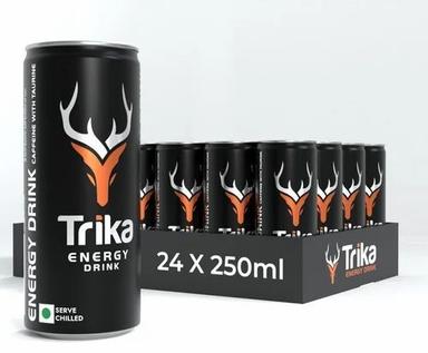 250 Ml Mix Fruit Trika Energy Drink Set With 24 Months Shelf Life Packaging: Box