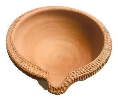 Brown Color Rubber Clay Diya For Festival Use