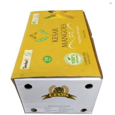  5-10 किलोग्राम क्षमता वाला वर्जिन क्राफ्ट पेपर मैंगो पैकेजिंग बॉक्स 