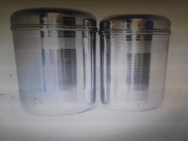 Silver Steel Container