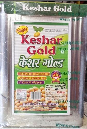 100% Pure Keshar Gold Refined Soybean Oil For Cooking