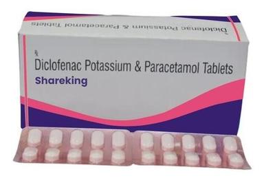 Pharma Grade Pharmaceutical Diclofenac Potassium And Paracetamol Tablets General Medicines