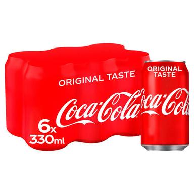  कोका कोला सॉफ्ट ड्रिंक 330 मिली, 6 पैक अल्कोहल की मात्रा (%): 10 