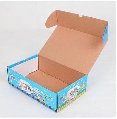 Printed Sky Blue Corrugated Packaging Boxes