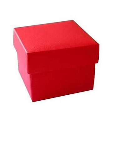 Red Laminated Square Corrugated Box