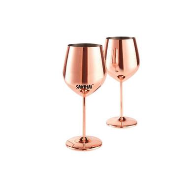 Glossy Finish Plain Copper Beverages Glass Handle Material: No Handle