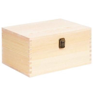 Wood Long Lasting Rectangular Durable Heavy Duty Wooden Box